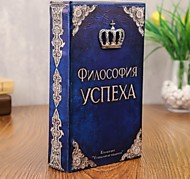 117468 Сейф дерево книга кожа "Философия успеха" 21х13х5 см